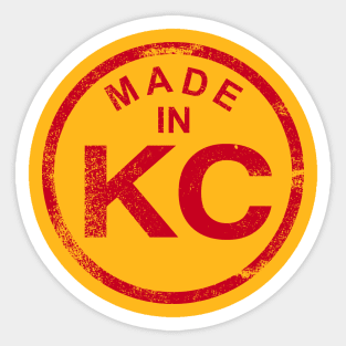 Made in Kansas City Missouri - Circle 2.0 Sticker